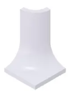 [SC15QR23] Series 15 - 3" soft radius cove/base - outside corner